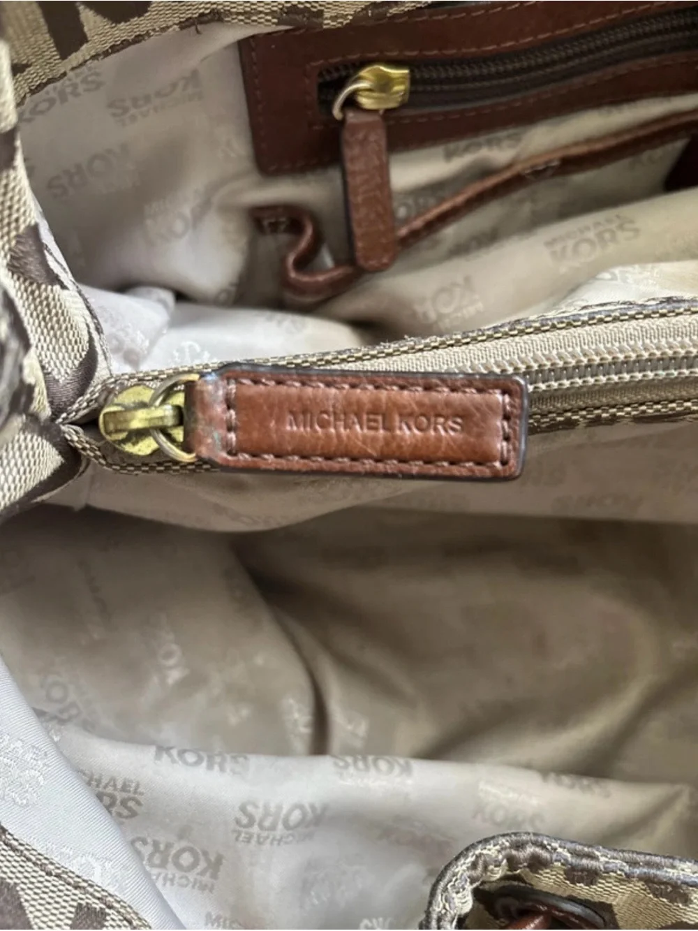 Michael Kors Logo Shoulder Bag